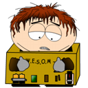Cartman AWESOM-O exhausted icon